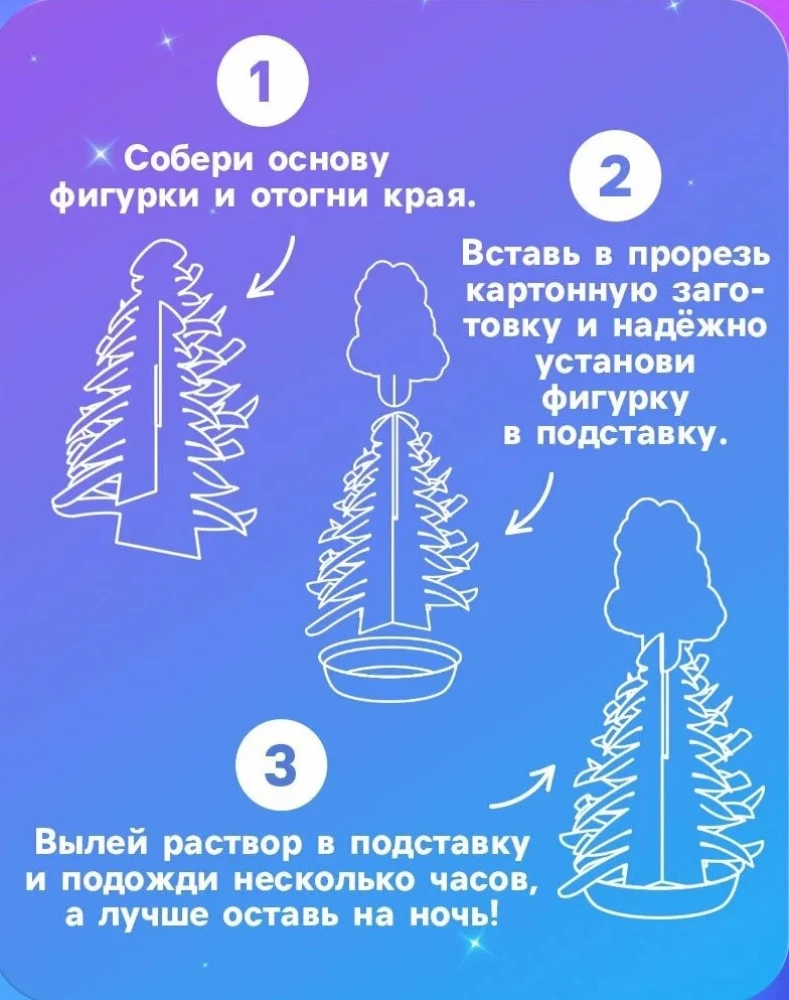 Eksperimentų rinkinys - Naujųjų metų kristalai su arklio figura
