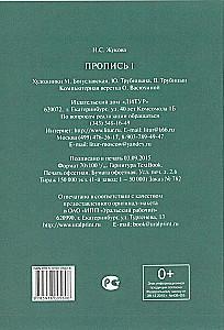 Schreibhefte für Kinder von 6-8 Jahren zum Lehrbuch von Zhukova. Set von drei Schreibheften