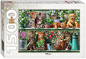 Mozaika "puzzle" 1500 "Kociaki"