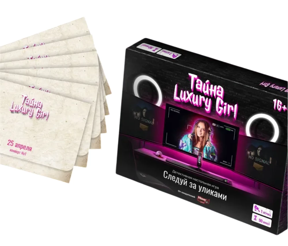 Galda spēle - Sekojiet pēdām. Luxury Girl noslēpums