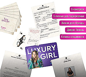 Galda spēle - Sekojiet pēdām. Luxury Girl noslēpums