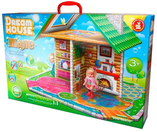 Greitai surenkamas lėlių namelis "Šalė" Dream House