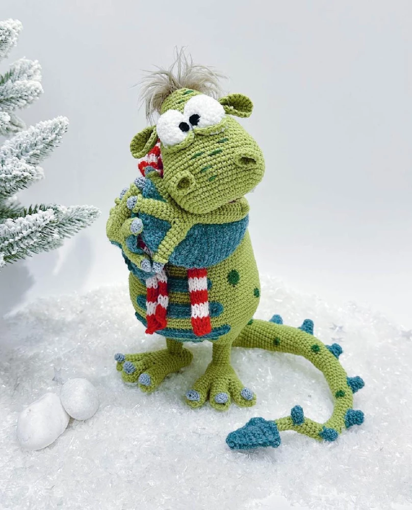 Amigurumi. Cartoon-Spielzeug. Häkeln