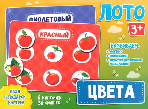 Entwickelndes Tischspiel - Lotto. Farben