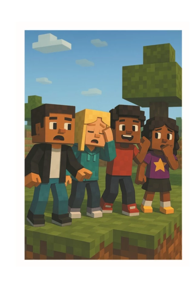 Istorijos iš Minecraft anglų kalba. Skaitykite su malonumu ir kelkite lygį (A1)