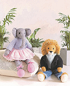 Knit! Tame! Play! A new collection of charming wild animals knitted with needles. Over 40 patterns for knitting toys, clothing, and accessories...