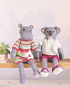 Knit! Tame! Play! A new collection of charming wild animals knitted with needles. Over 40 patterns for knitting toys, clothing, and accessories...