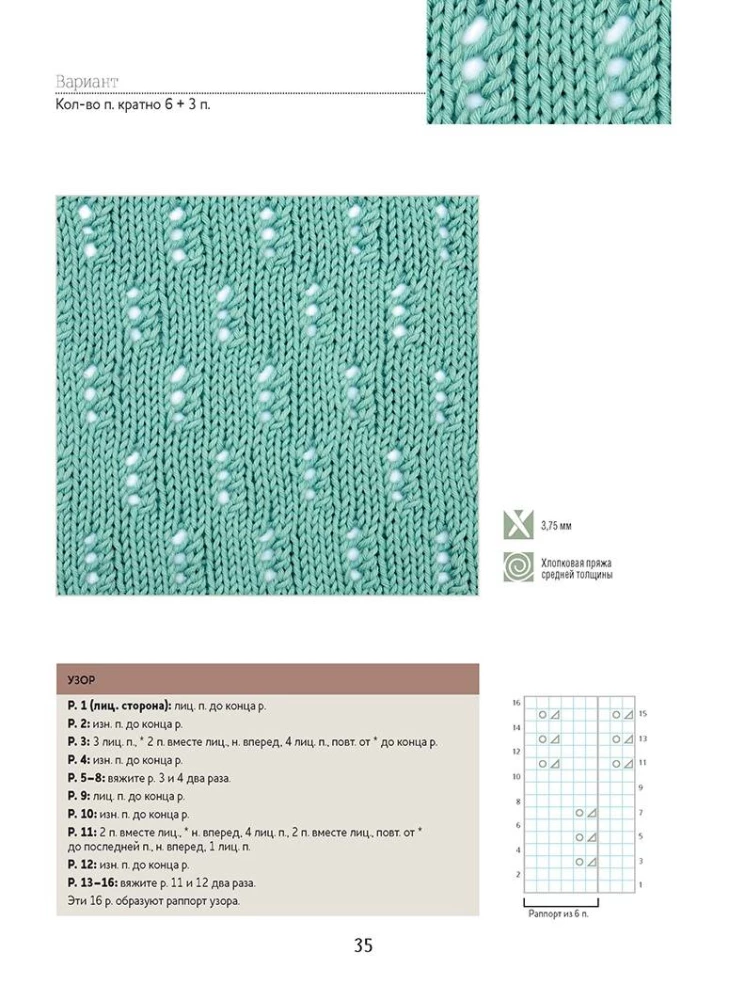 The Bible of Lacy Patterns for Knitting with Needles. 35 Airy Motifs