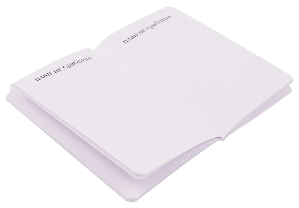 Ich habe einen Plan! Notizbuch für diejenigen, die länger denken und planen als handeln