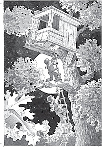 Mitternacht auf dem Mond