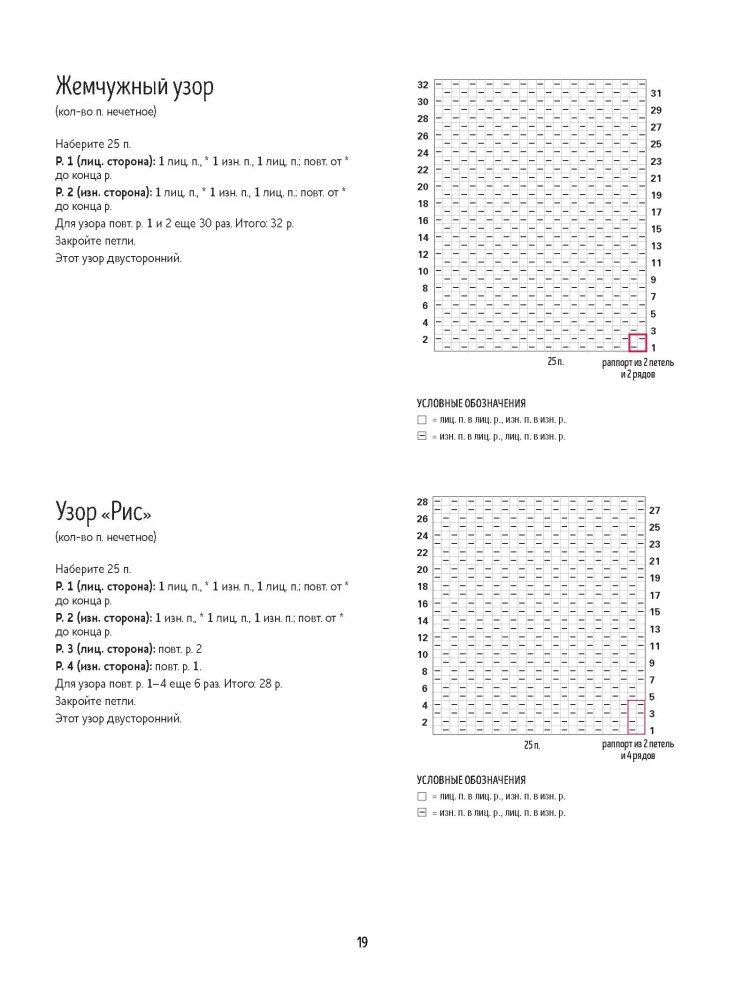 Bible of Pearl Patterns: 60 Motifs, 30 Stylish Projects. Knitting Needles