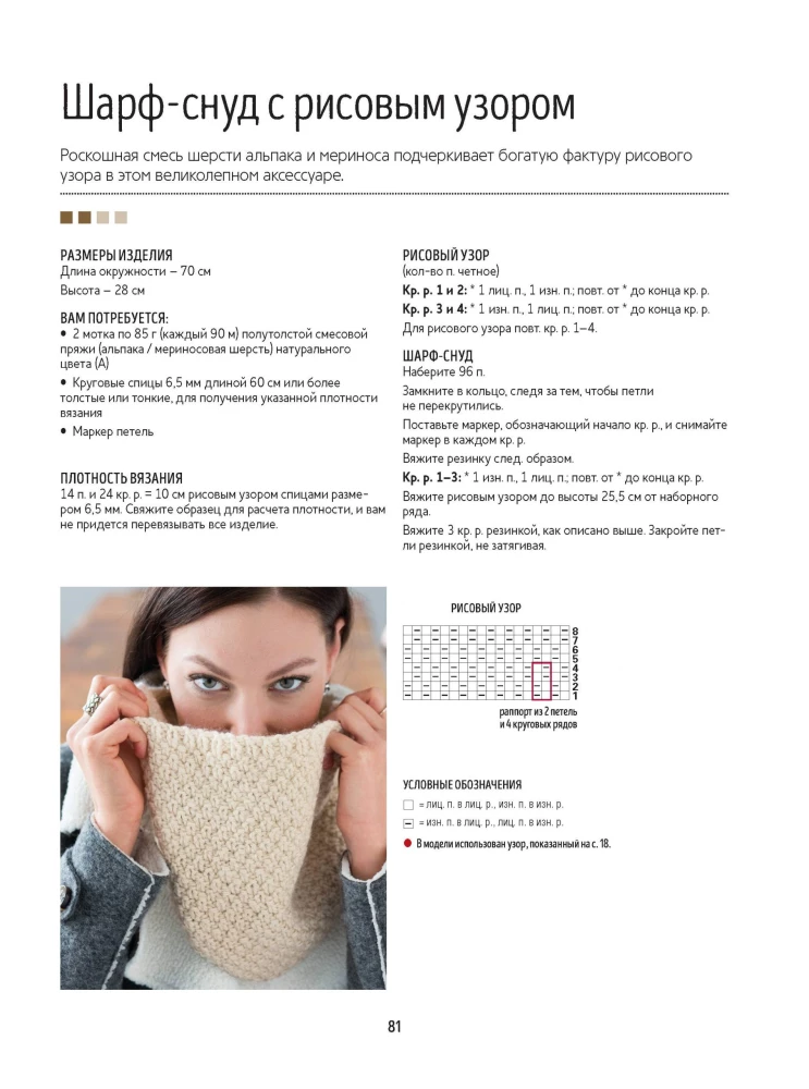 Bible of Pearl Patterns: 60 Motifs, 30 Stylish Projects. Knitting Needles