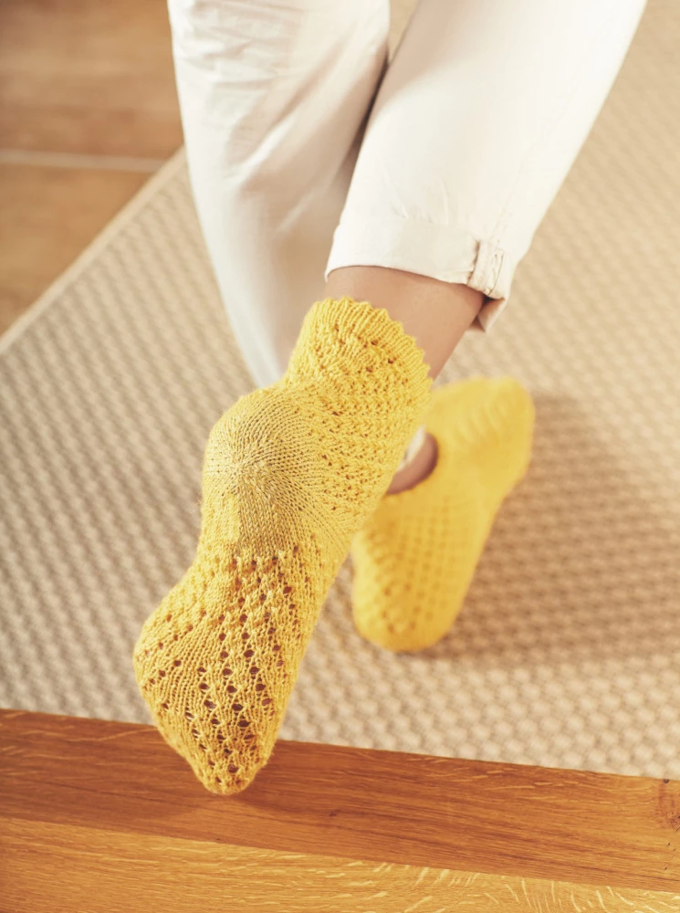 Lerne, Socken zu stricken! Vollständiger Leitfaden