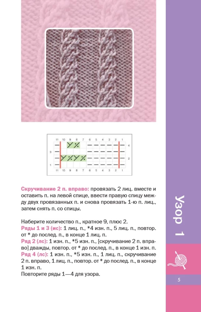 Three-Dimensional Patterns with Knitting. Braids and Arans