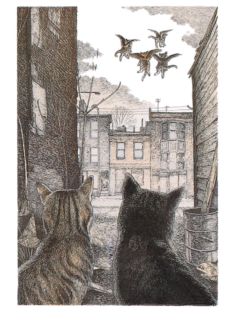 Fliegende Katzen