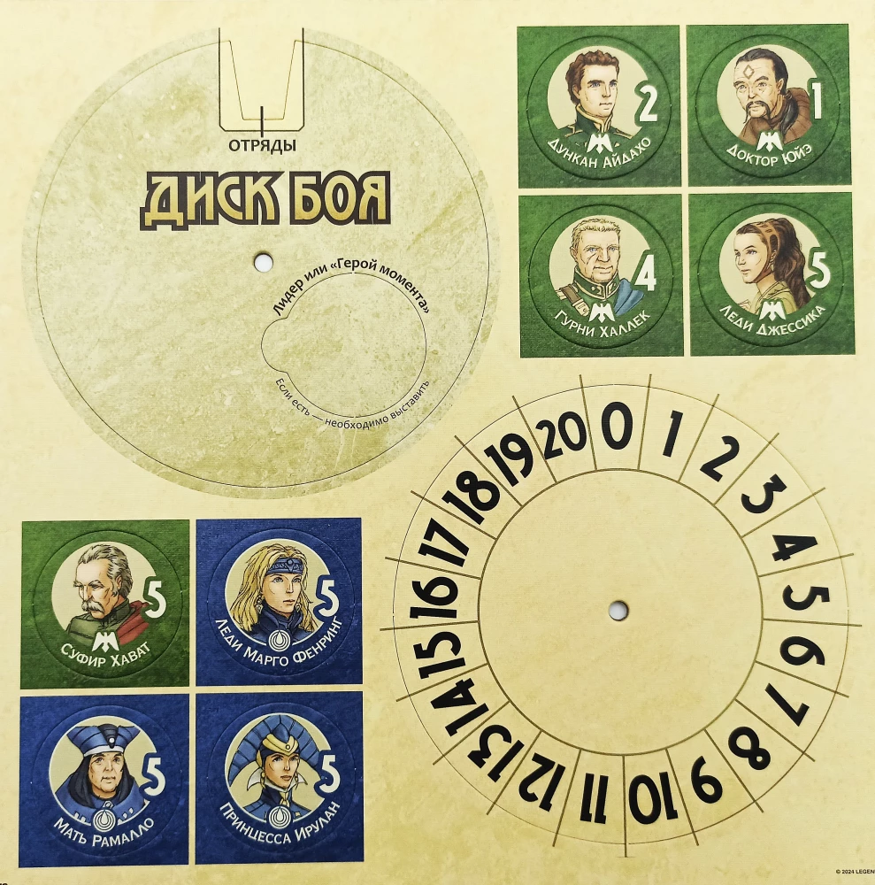Настольная игра - Дюна. Война, Дипломатия и Предательство