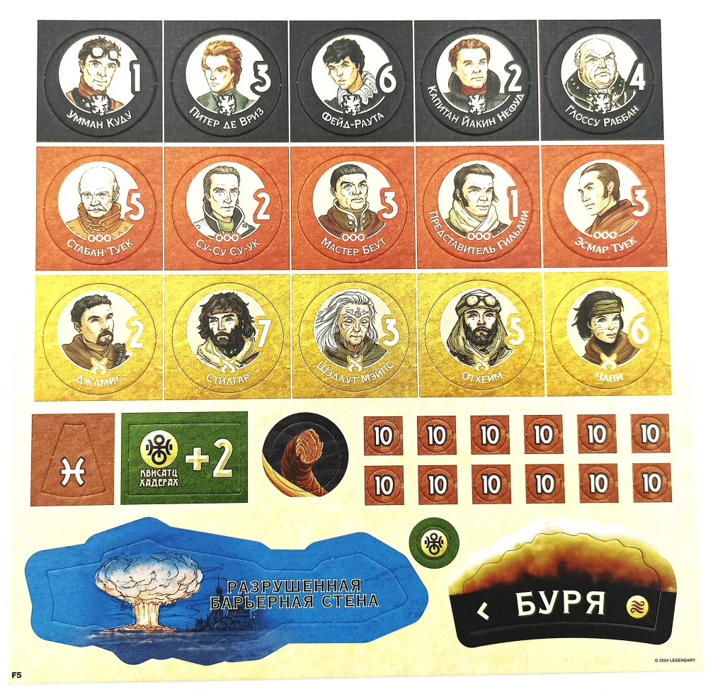 Настольная игра - Дюна. Война, Дипломатия и Предательство
