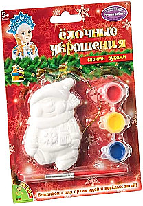 Bastelset - Weihnachtsdekoration. Schneemann