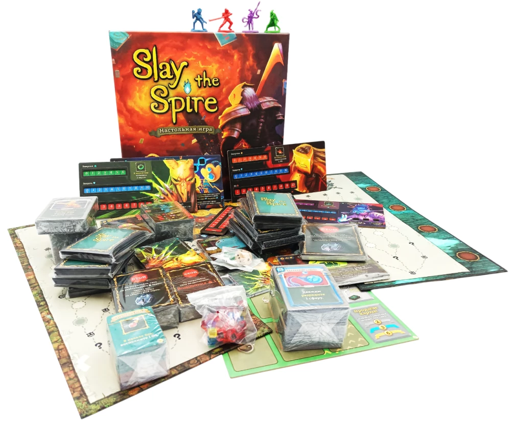 Galda spēle - Slay the Spire. Sagrāb špili