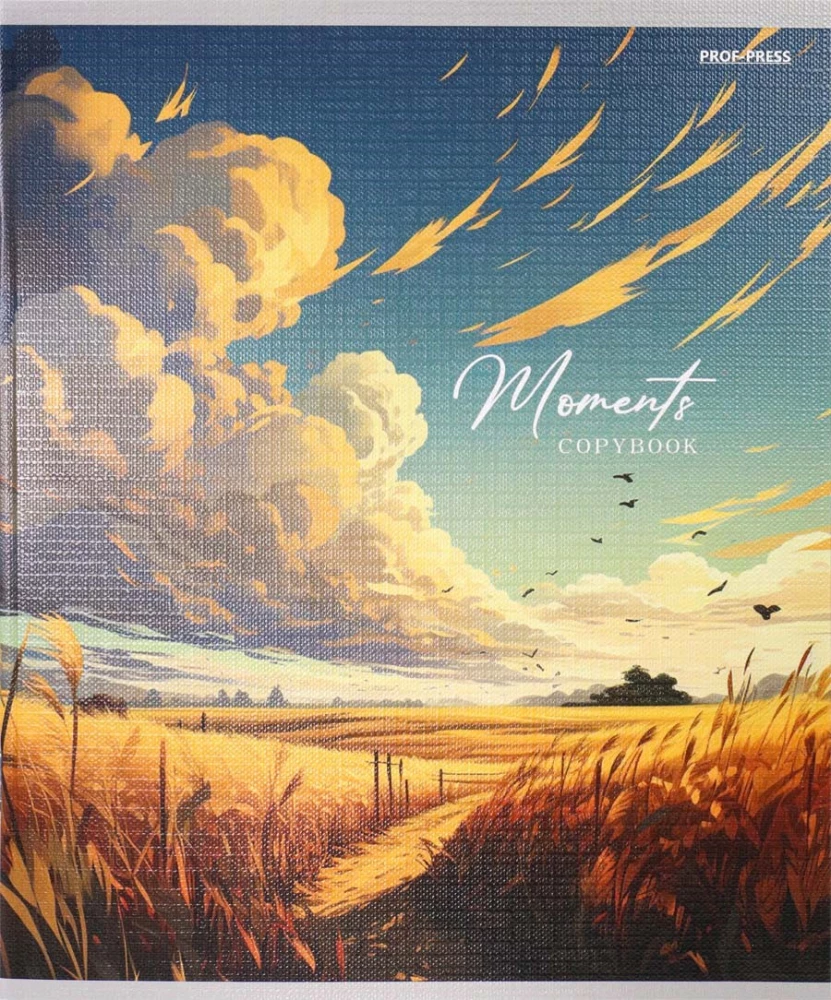 Märkmik - Pilvine maastik, 48 lehte, ruuduline, assortii