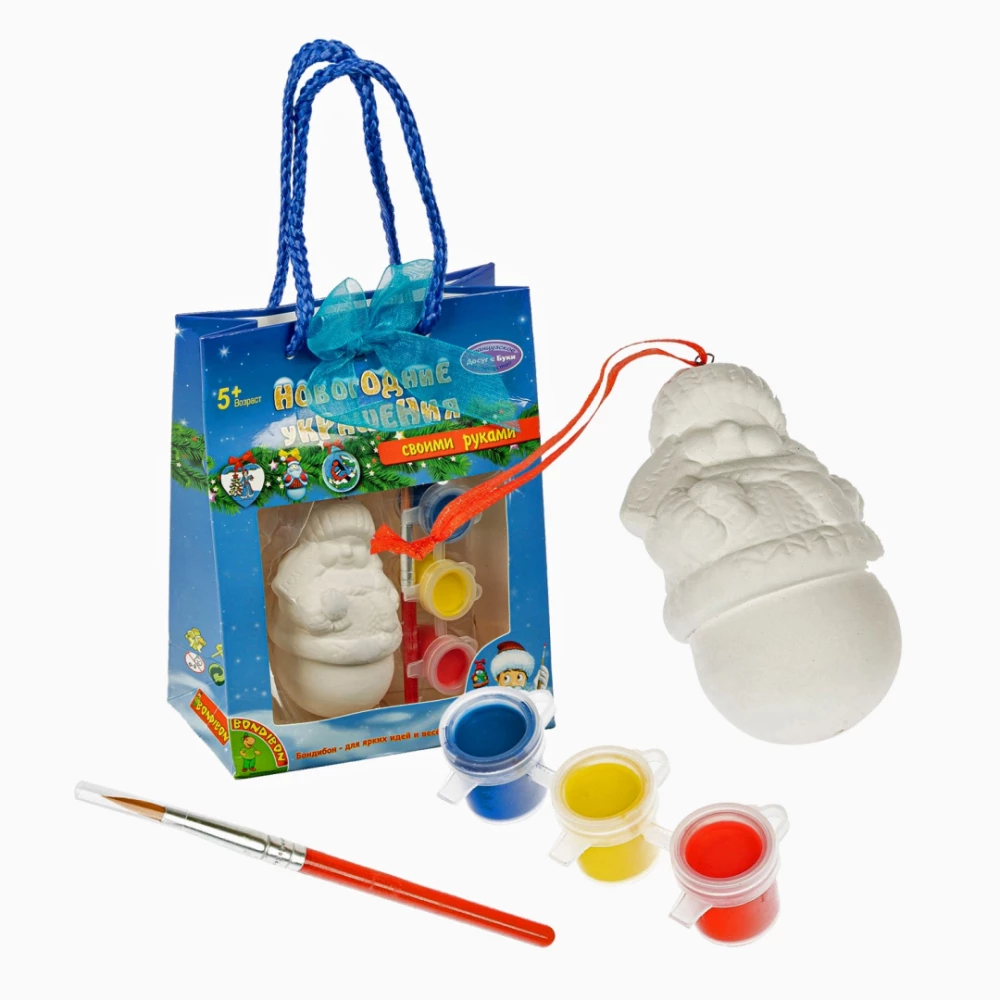 Bastelset - Weihnachtsdekoration. Schneemann