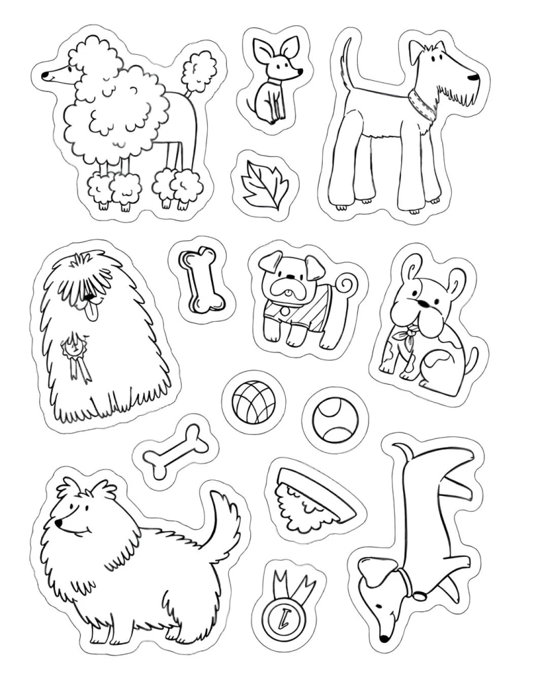 Malbuch-Stickerbuch. Kätzchen und alles, alles, alles