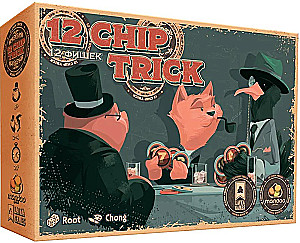 Galda spēle - 12 Chip trick. 12 žetoni