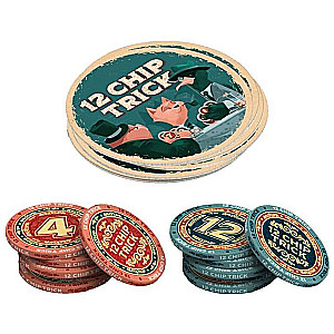 Galda spēle - 12 Chip trick. 12 žetoni