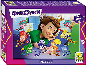 Пазл 104 - Фиксики. Новый сезон