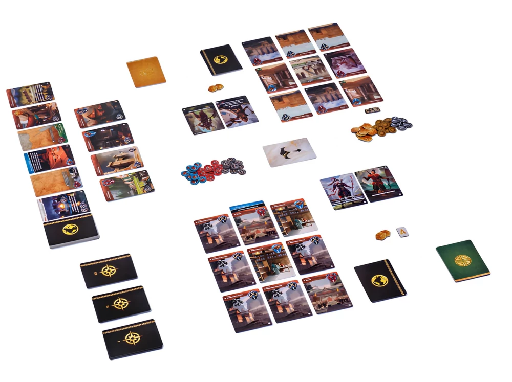 Brettspiel - Monumental Duel. Erkundung