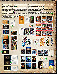 Brettspiel - Monumental Duel. Erkundung
