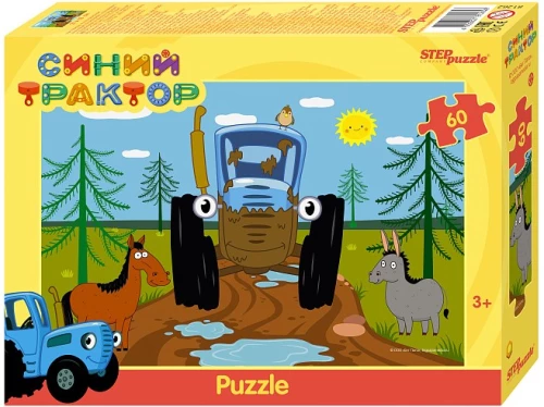 Puzzle 60 - Blue Tractor