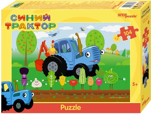 Puzzle 104 - Blue Tractor