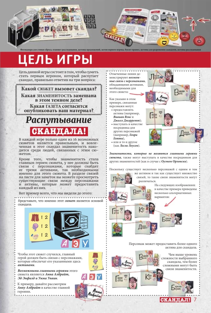 Настольная игра - Скандал