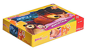 Maksipuzzlis - Maša ir lokys (30 elementų)