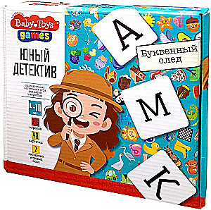 Настольная игра - Юный детектив. Буквенный след