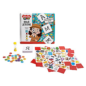 Настольная игра - Юный детектив. Буквенный след