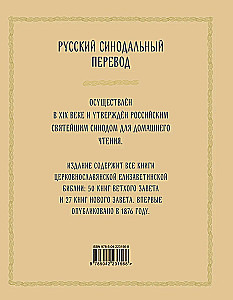 Die orthodoxe Bibel in Gold. Geschenkedition mit großer Schrift