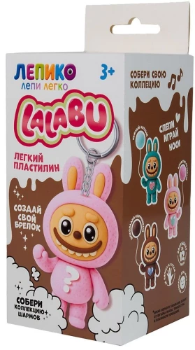 Набор легкого пластилина Lalabu, розовый