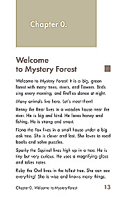 Der Wald Detektiv auf Englisch. Lesen mit Freude und das Niveau erhöhen: A1