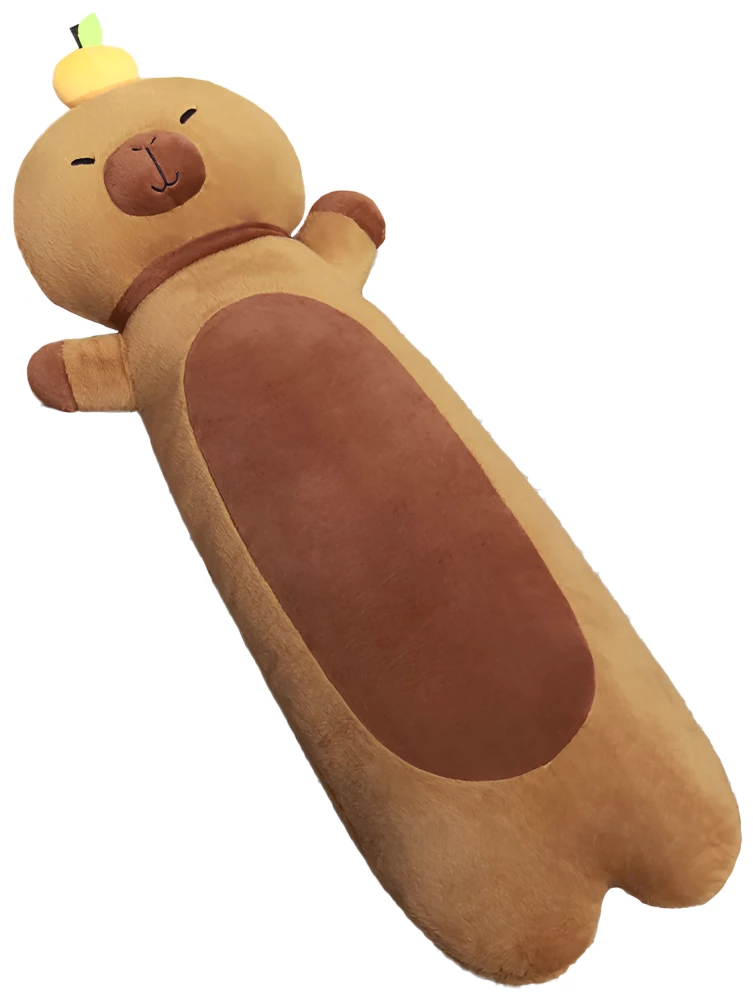 Soft Toy - Capybara with Pumpkin, 65cm