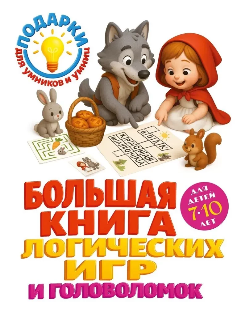 Großes Buch der logischen Spiele und Rätsel: für Kinder von 7-10 Jahren