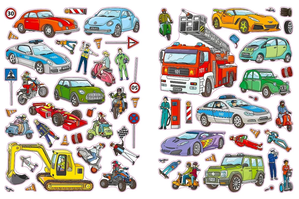 Big Sticker Book. Transport