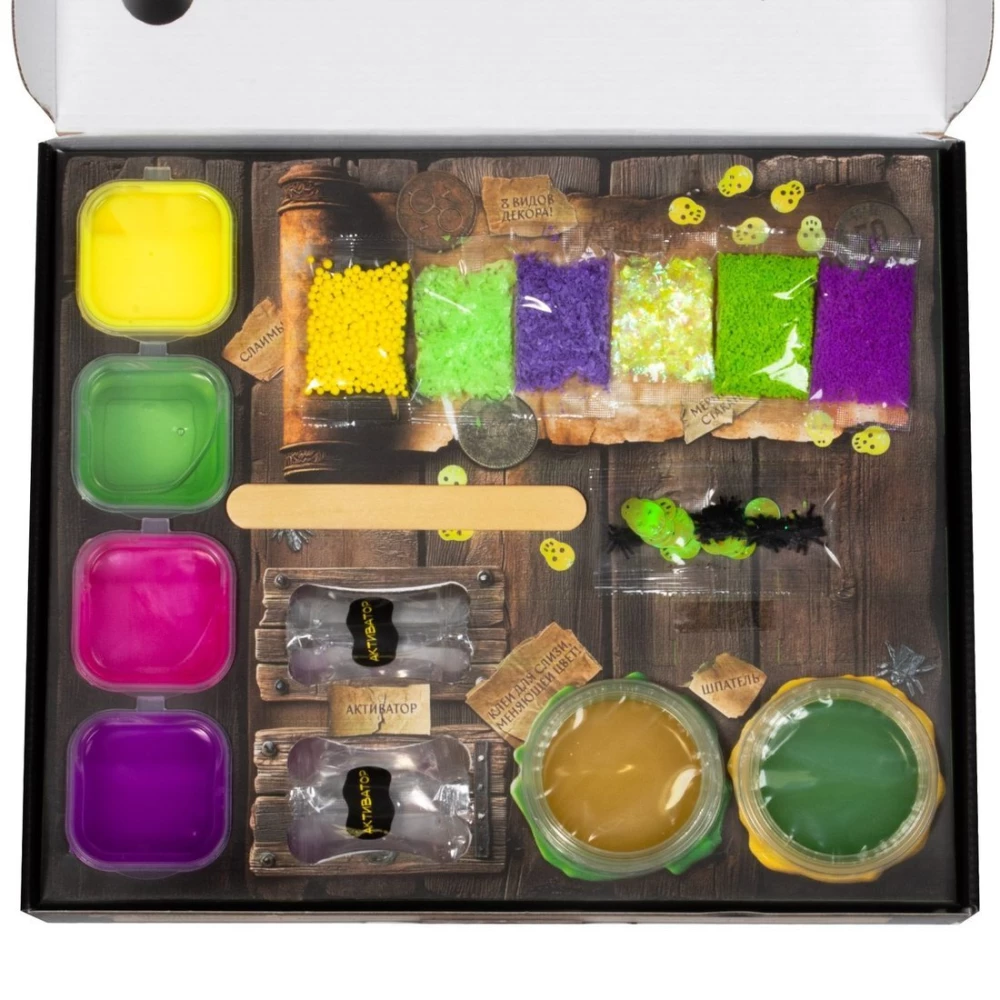 Rinkinys slime'ų gamybai - Slime laboratorija. Slime Magic Academy