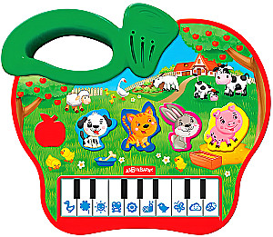Musikalisches Spielzeug - Klavier. Äpfelchen