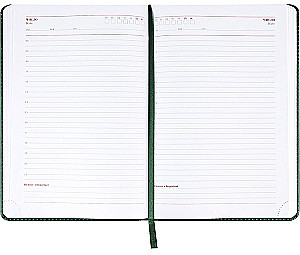Ikdienas grāmatiņa A5 Everyday Chronicles — Emerald, nedatēta, 160 lapas, zaļa