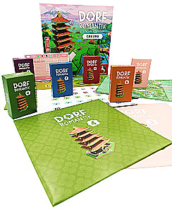 Brettspiel - Dorfromantik. Ländliche Idylle. Sakura