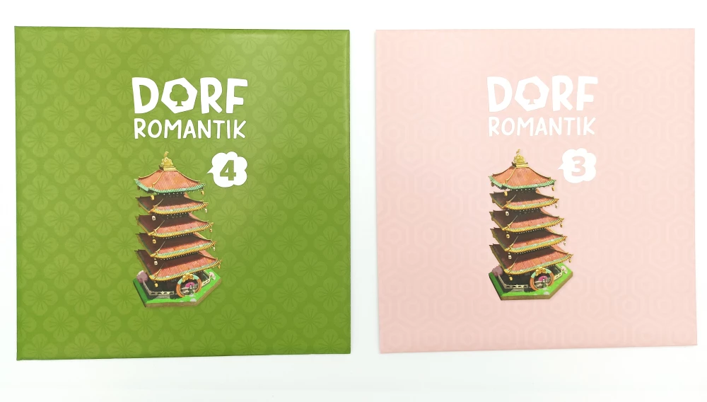 Brettspiel - Dorfromantik. Ländliche Idylle. Sakura