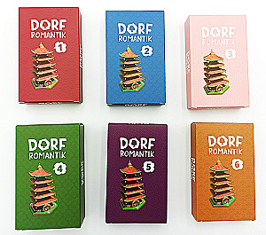Brettspiel - Dorfromantik. Ländliche Idylle. Sakura