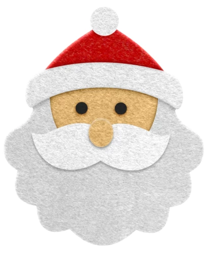 Filz Weihnachtsornament - Der Weihnachtsmann, selbstgemacht
